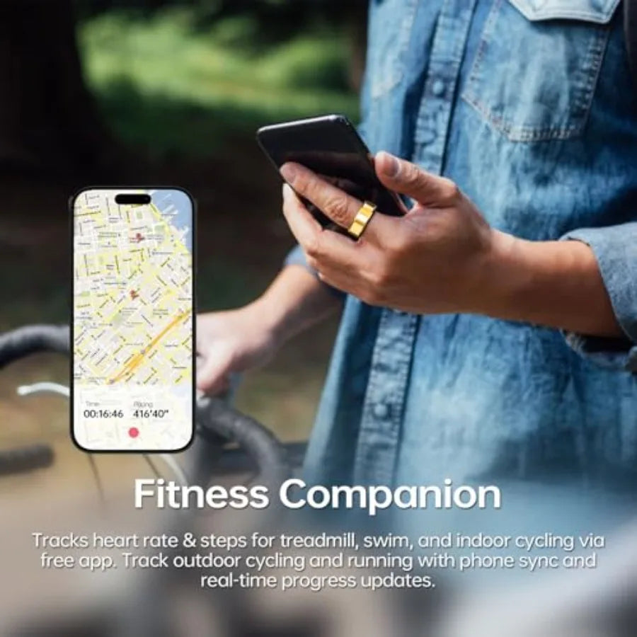3 Pro Smart Ring Fitness Tracker With Blood Pressure Monitoring
