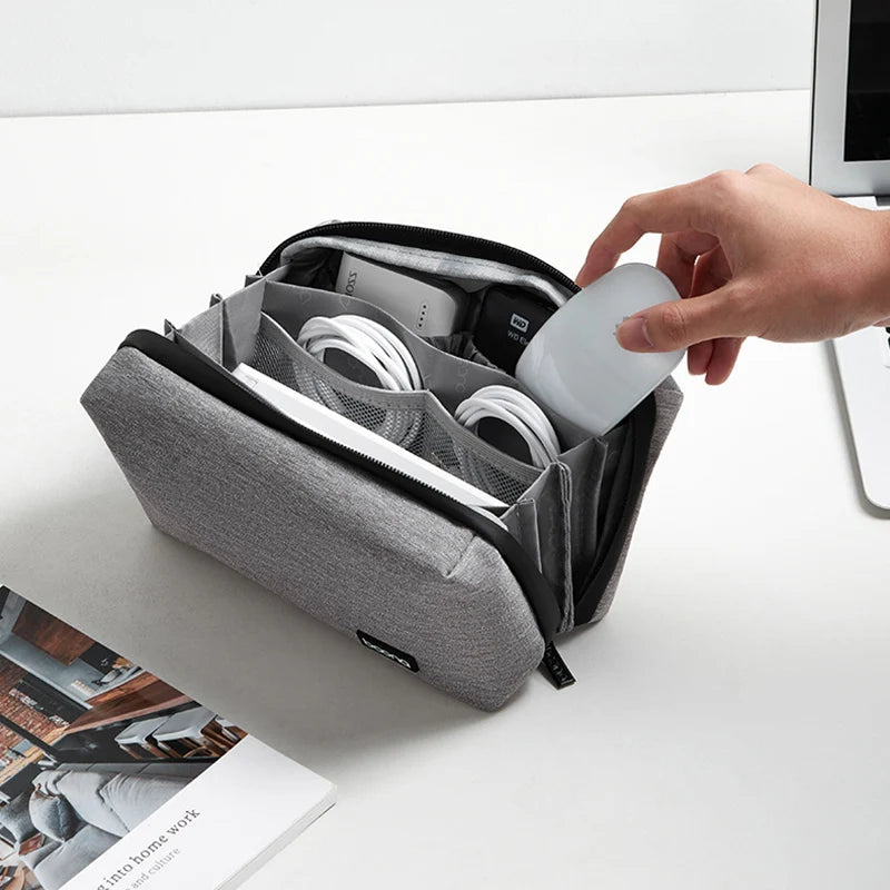 Multifunctional Storage Bag For Electronics Accessories Organizer Travel Pouch