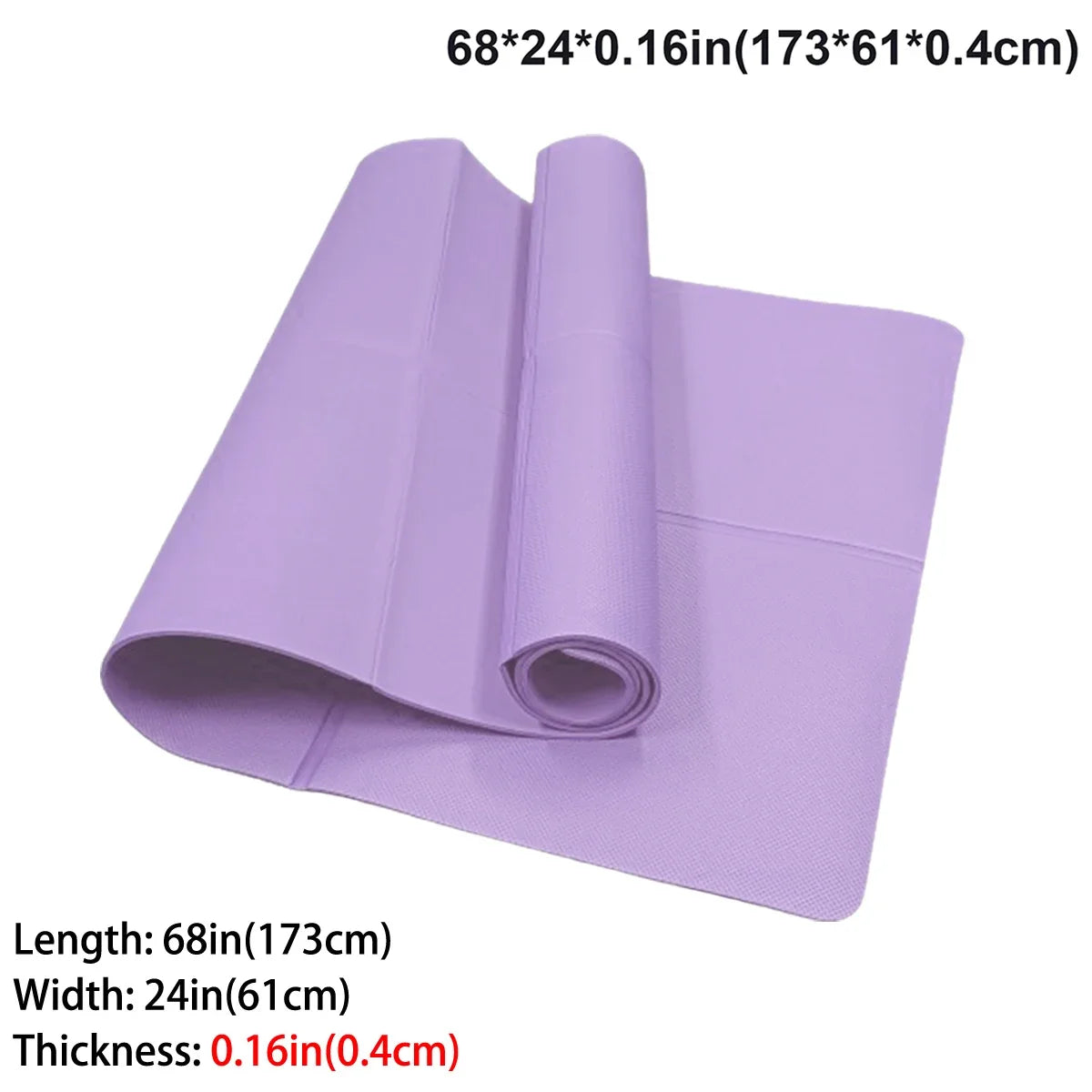 Foldable Eco Friendly EVA Yoga Mat For Travel And Workouts
