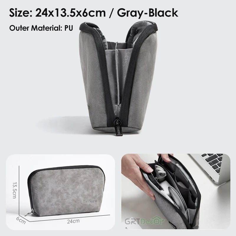 Multifunctional Storage Bag For Electronics Accessories Organizer Travel Pouch