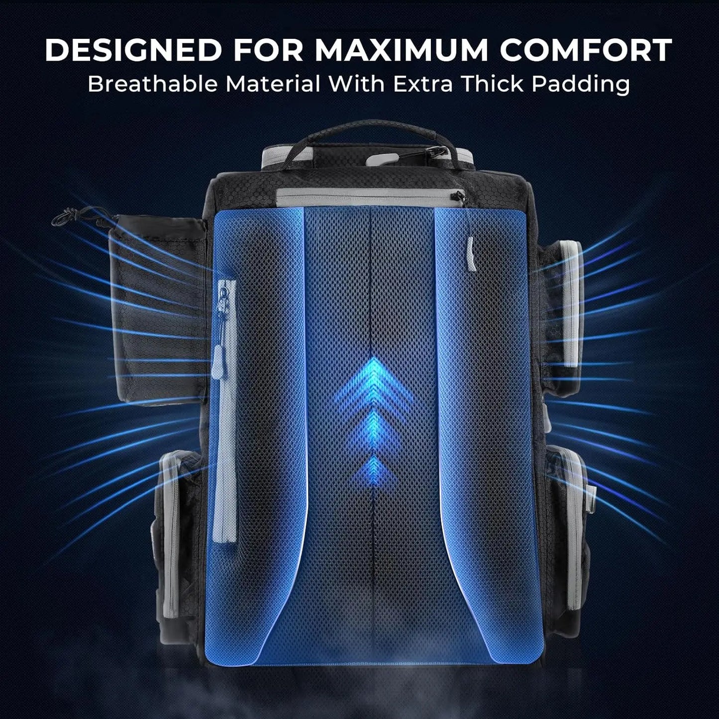 Waterproof Fishing Backpack With Rod Holders And Tackle Boxes
