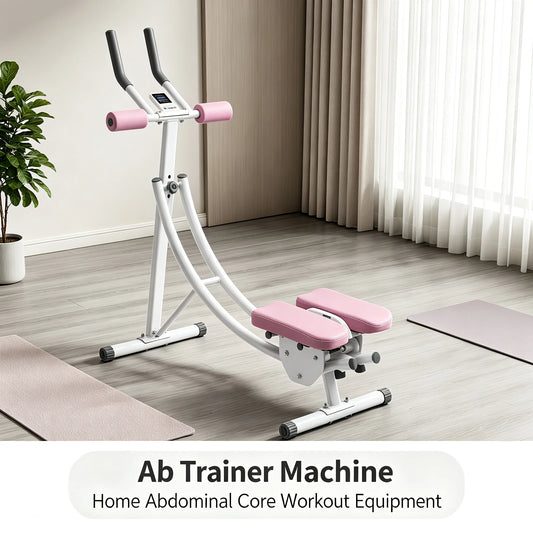 Adjustable Foldable Ab Trainer With Led Display For Home Gym