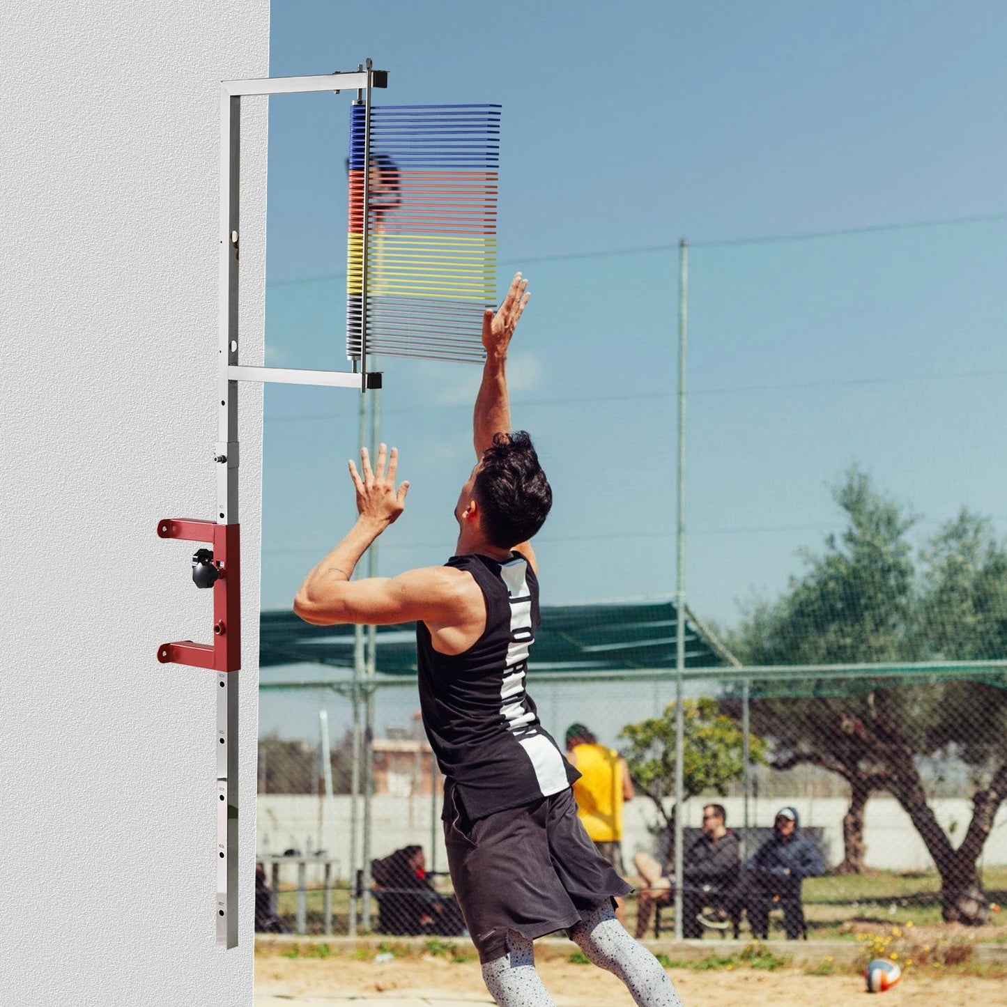 Vertical Jump Tester, Adjustable Height Wall Mounted Training Tool