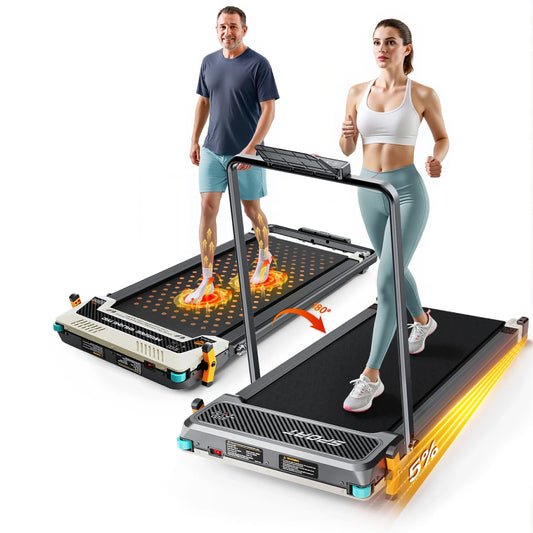 AKLUER Walking Pad Treadmill 2.5HP LCD Display For Home Use
