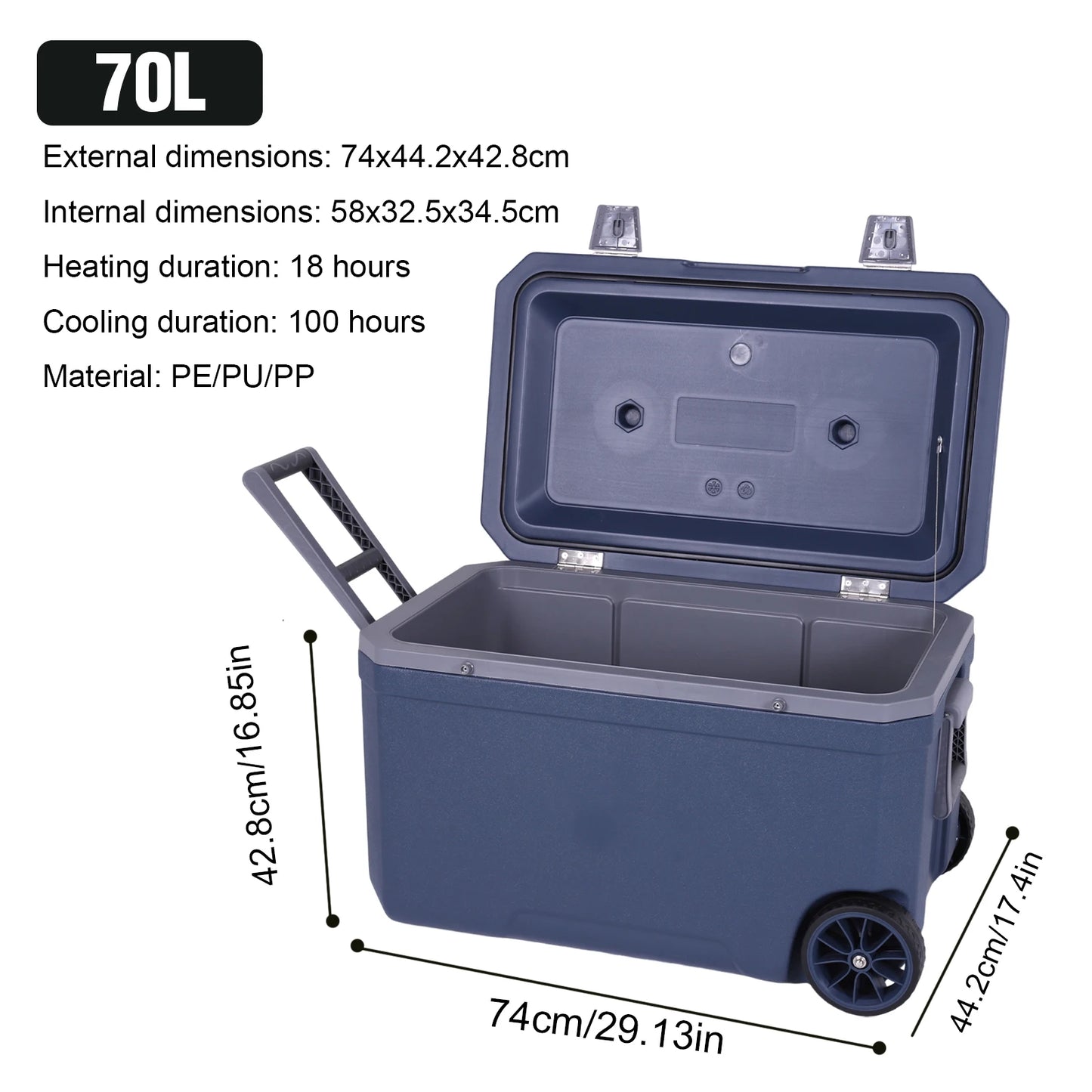 Portable Car Cooler Box For Beach Camping And Picnics