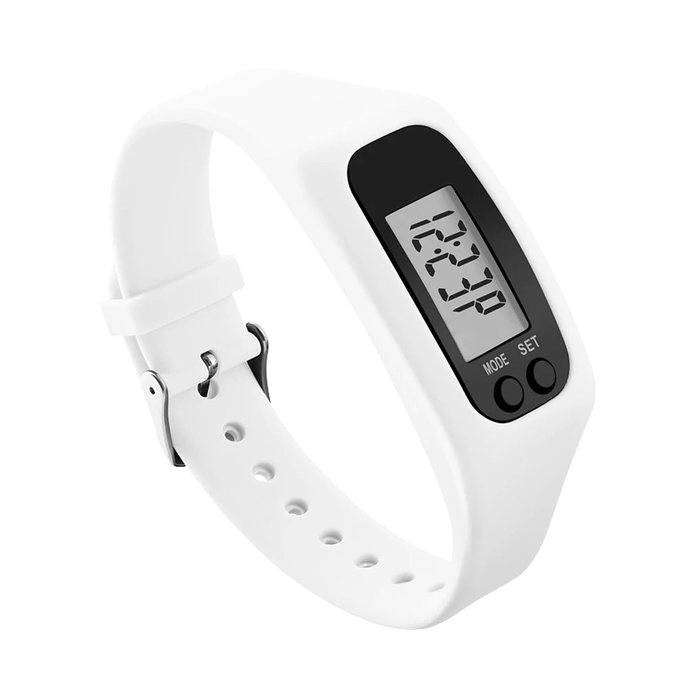 APWIKOGER LED Pedometer Fitness Bracelet With 12 24 Hour Display