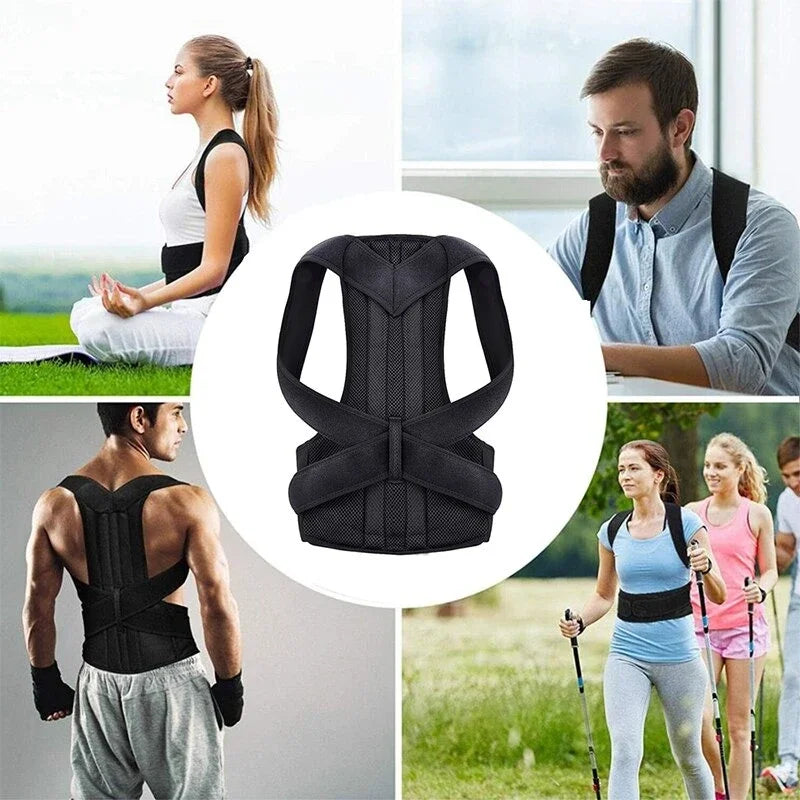 Adjustable Lumbar Belt Posture Corrector Vest With Back Support