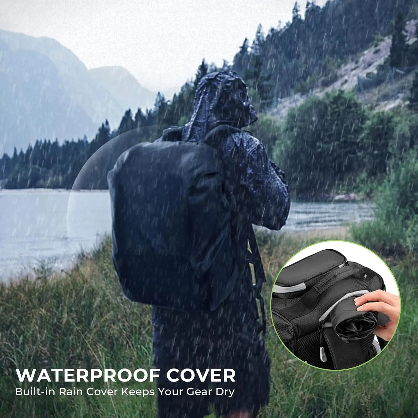 Waterproof Fishing Backpack With Rod Holders And Tackle Boxes