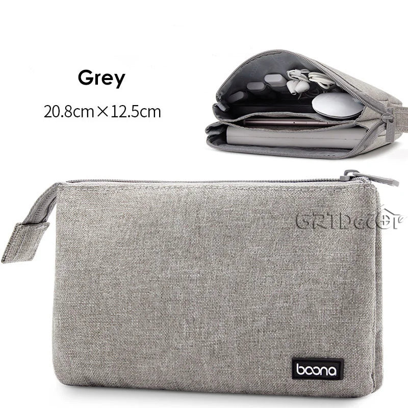 Multifunctional Storage Bag For Electronics Accessories Organizer Travel Pouch