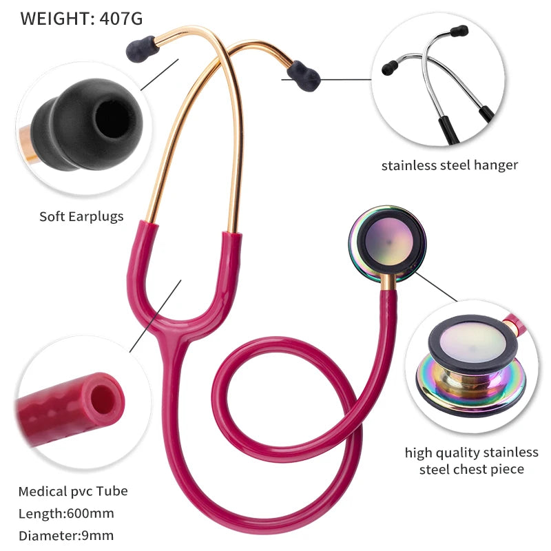 XceeFit Stethoscope Cardiology Single Head Doctor Medical Device