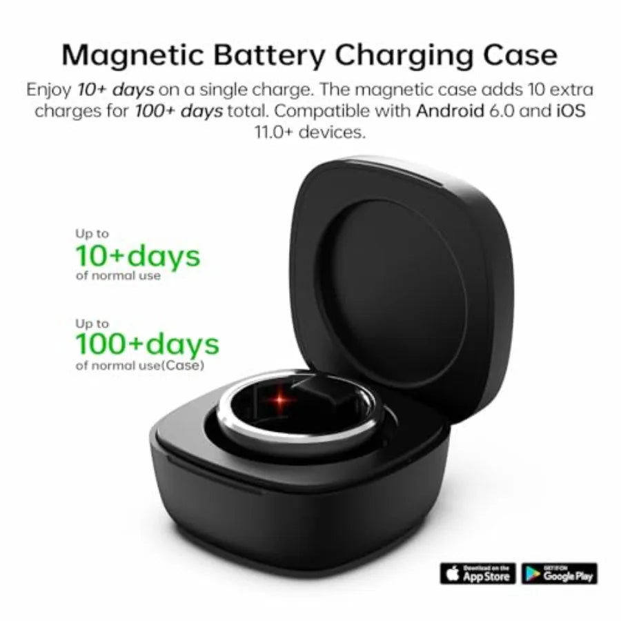 3 Pro Smart Ring Fitness Tracker With Blood Pressure Monitoring