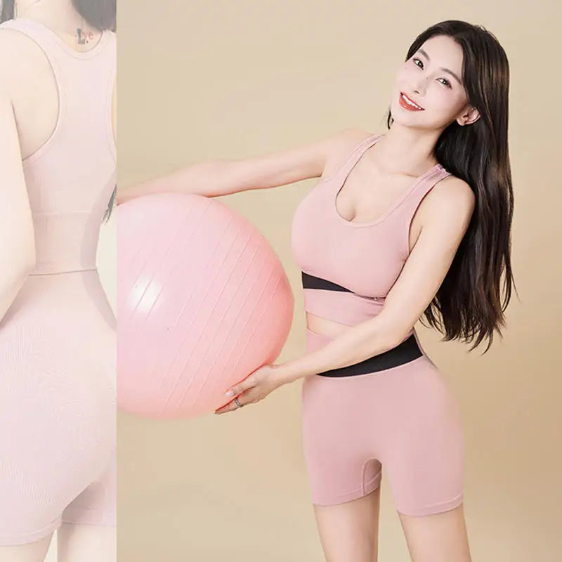 Yoga Suit Set for Women Fast Drying High Waist Leggings