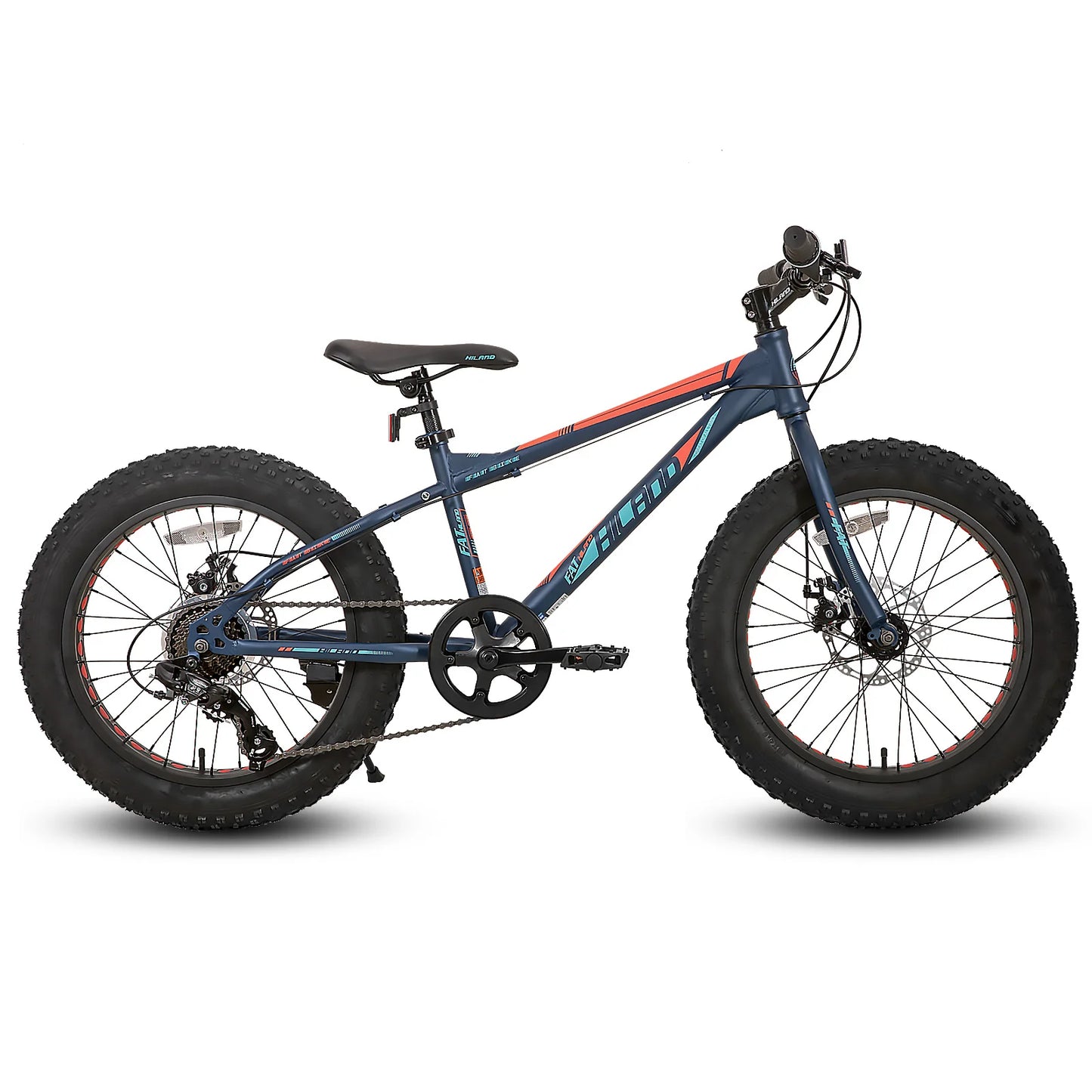 Hiland Kids Fat Tire Mountain Bike With Shimano Disc Brakes