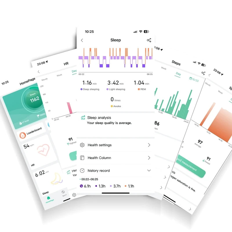 Smart Ring R09 Health Monitor With Multi-Sport Mode Skin Temperature