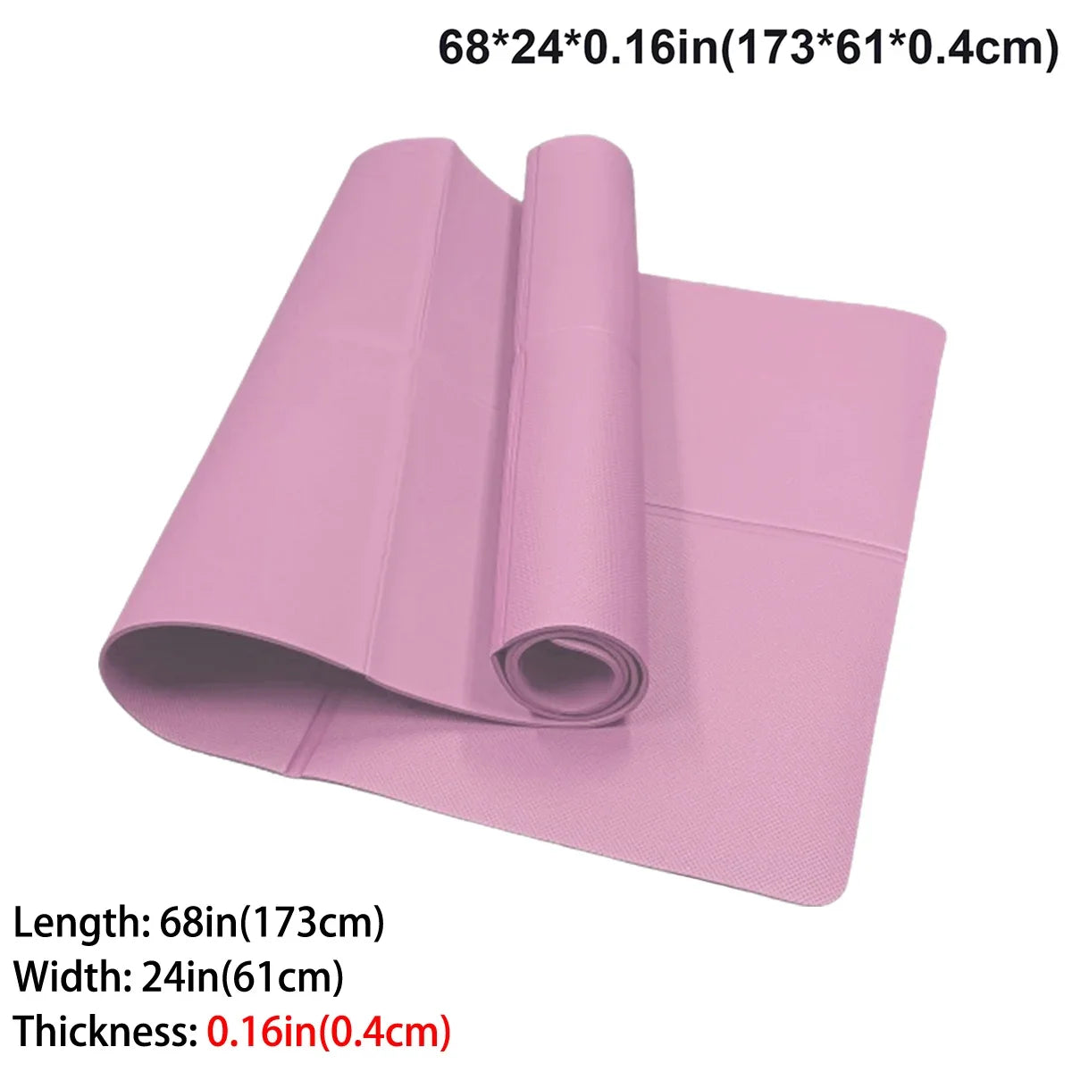 Foldable Eco Friendly EVA Yoga Mat For Travel And Workouts