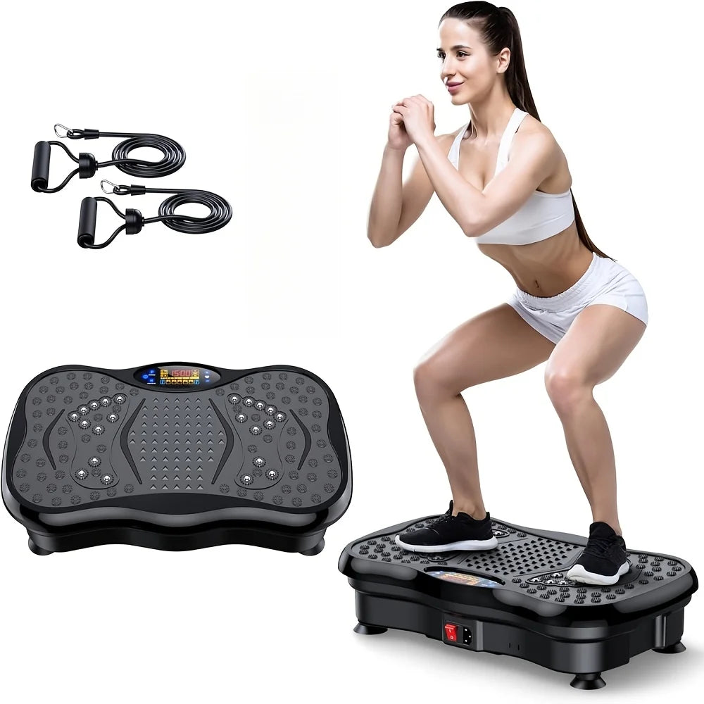 ATMDOG Magnetic Vibration Plate Exercise Machine 200 Speeds 330lb Capacity