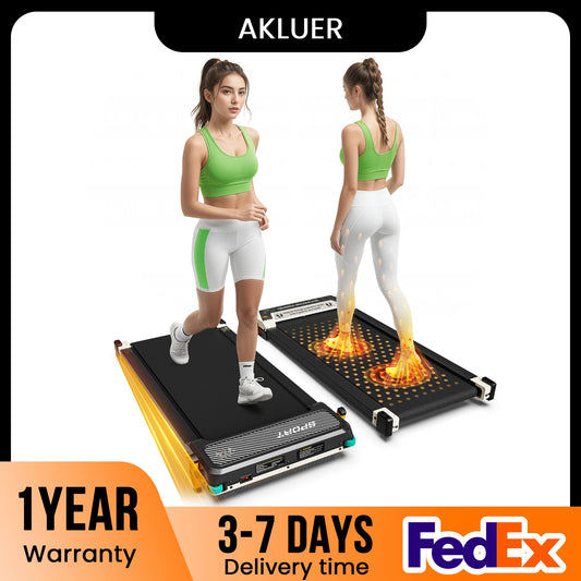 Akluer Walking Pad Incline Treadmill Under Desk Massager