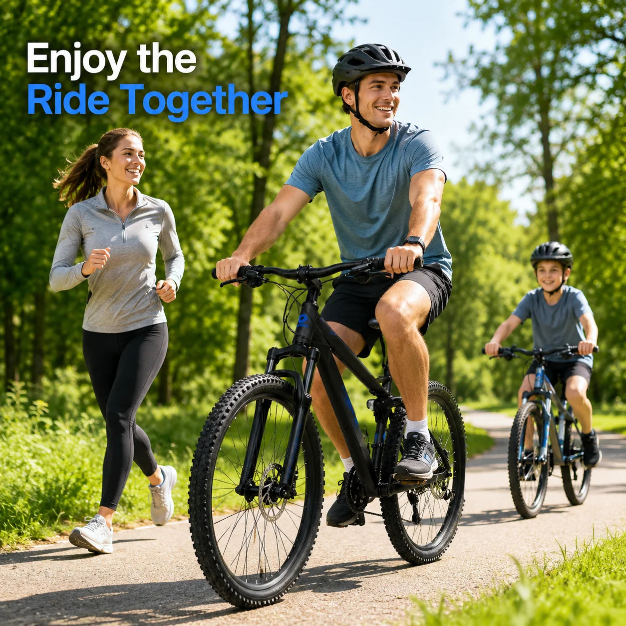 Unisex Full Suspension Mountain Bike 21-Speed Mechanical Disc Brakes