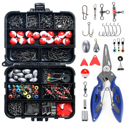 Docooler 263 Piece Fishing Accessories Set With Tackle Box