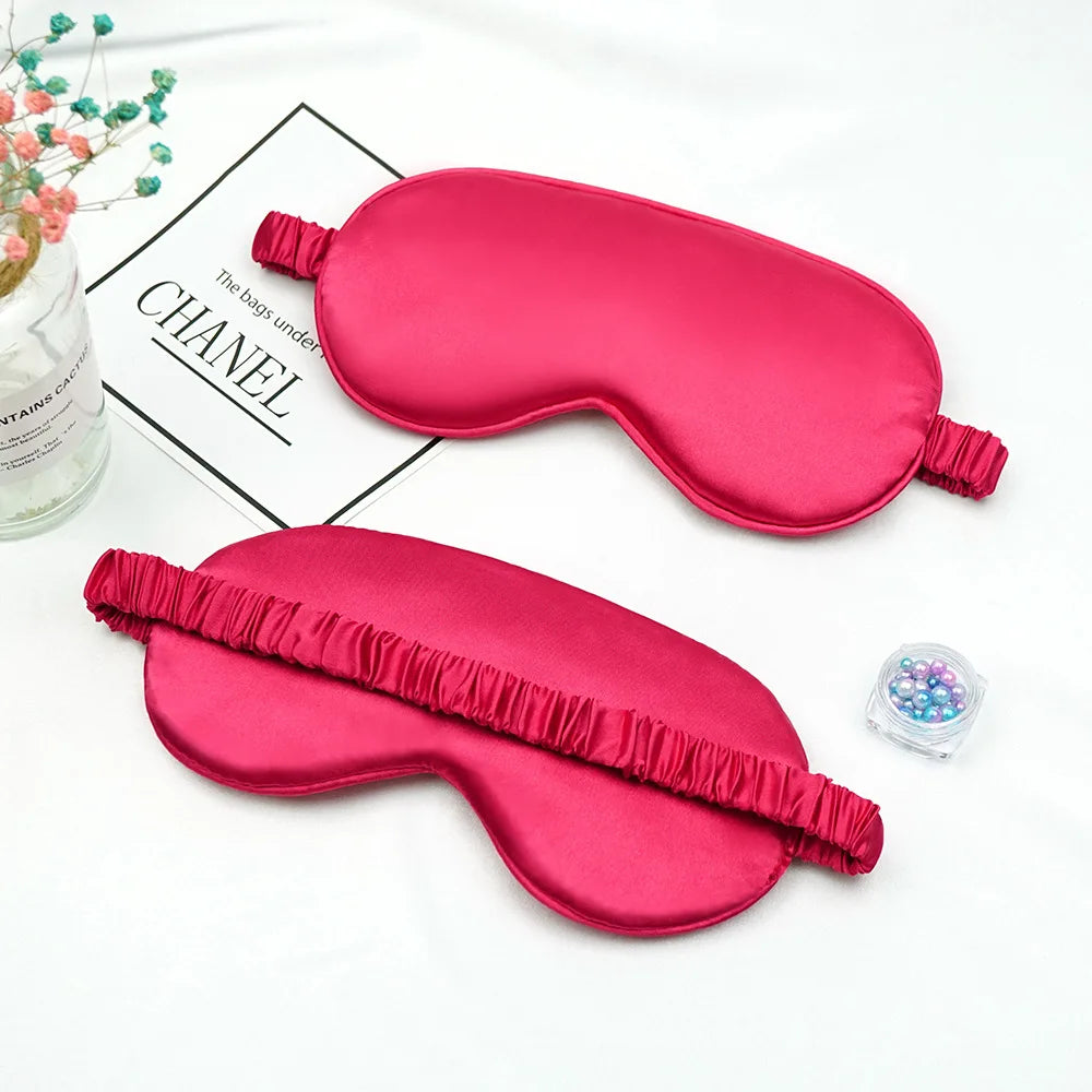 Imitated Silk Eye Patch Sleep Mask Travel Relaxation