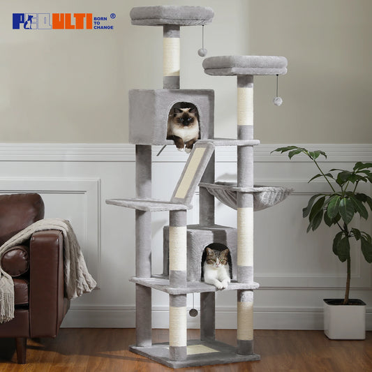 PAWZ Road Five Level Cat Tree Indoor Playground With Scratching Posts
