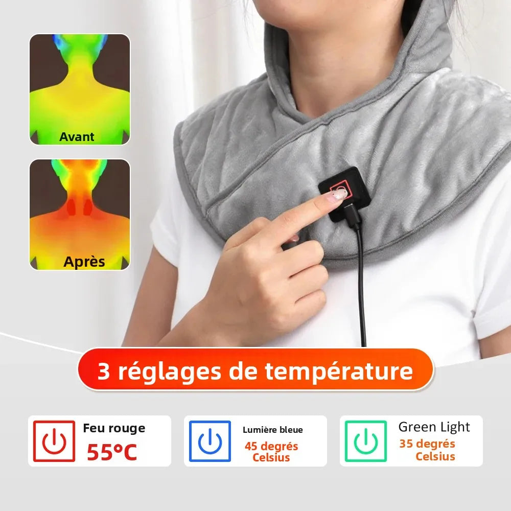 USB Charging Heating Pad for Neck, Shoulder, Back