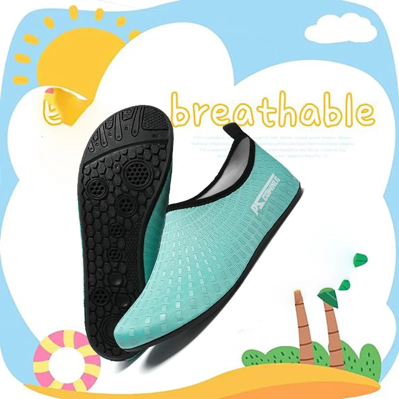 Pscownlg Aqua Diving Shoes For Men Women Beach Water Sports