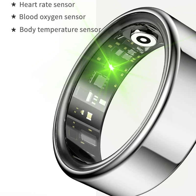 Smart Ring R09 Health Monitor With Multi-Sport Mode Skin Temperature