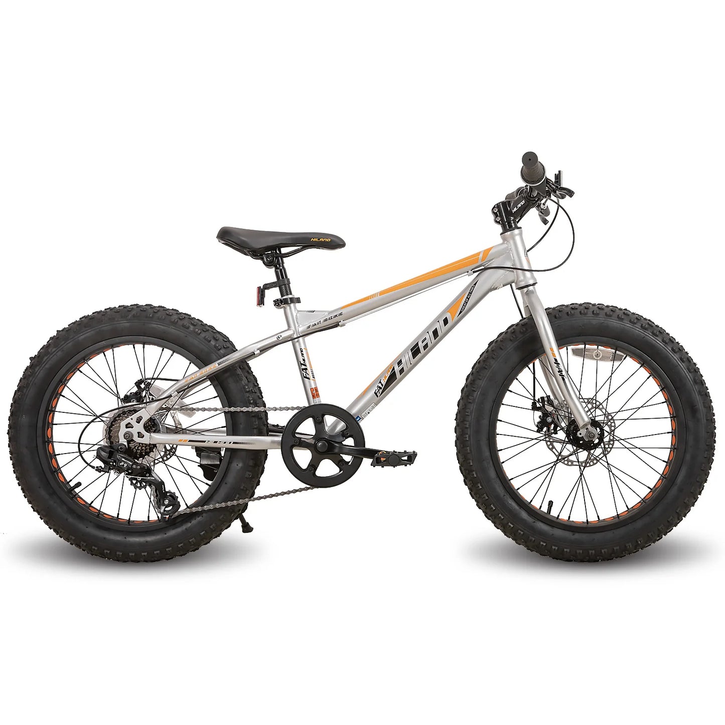 Hiland Kids Fat Tire Mountain Bike With Shimano Disc Brakes
