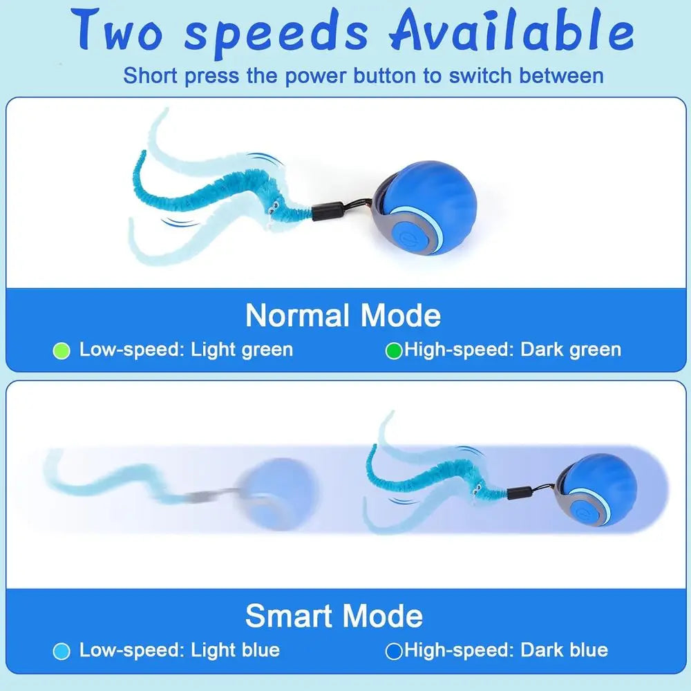 Interactive Cat Ball With 3 Tails For Indoor Cats