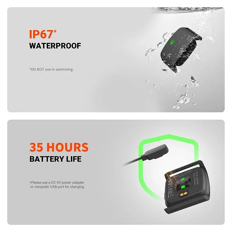 COOSPO HW9 Heart Rate Armband Monitor With BLE ANT Plus
