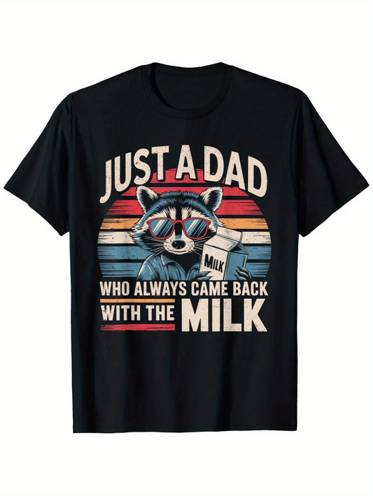 MNHK Just a Dad Who Perpetually Returns With Milk Tee