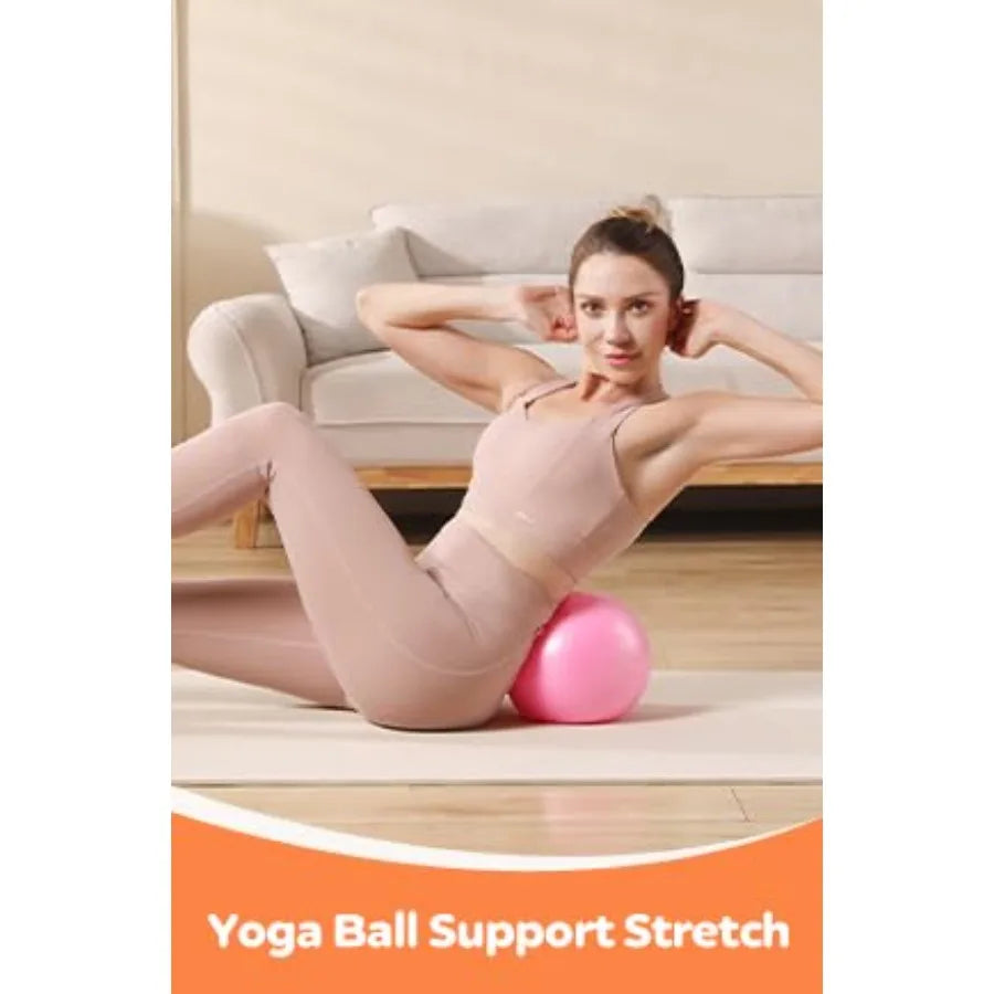 Pilates Kit 7-in-1 Set With Anti-Burst Mini Ball And Bands