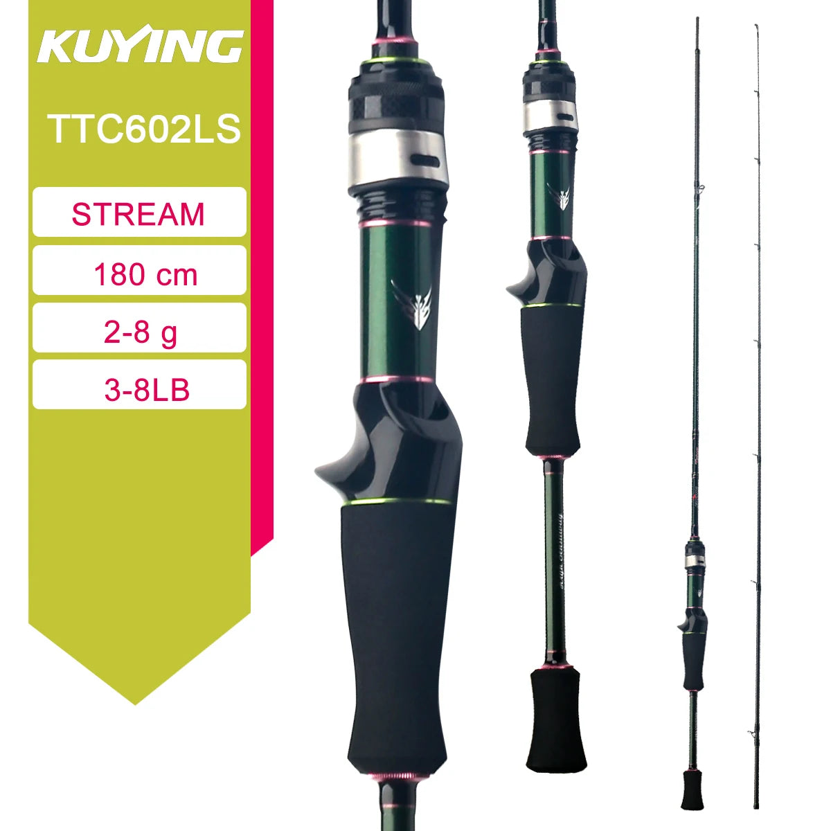 Kuying Teton Lure Rod For Casting And Spinning River Fishing