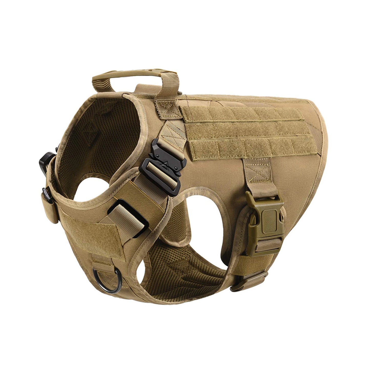 PETRAVEL Tactical Dog Harness Leash Molle Pouches