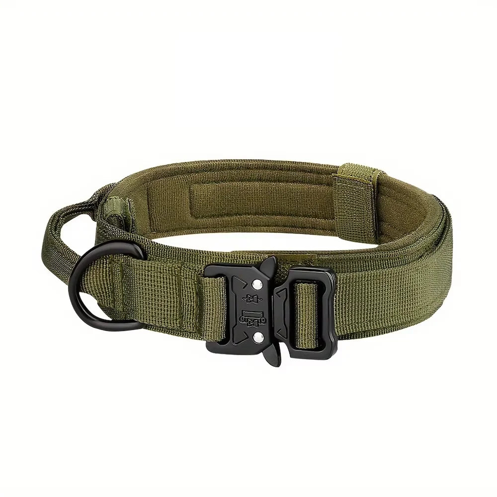 Nylon Dog Training Collar With Leash Set And Control Handle