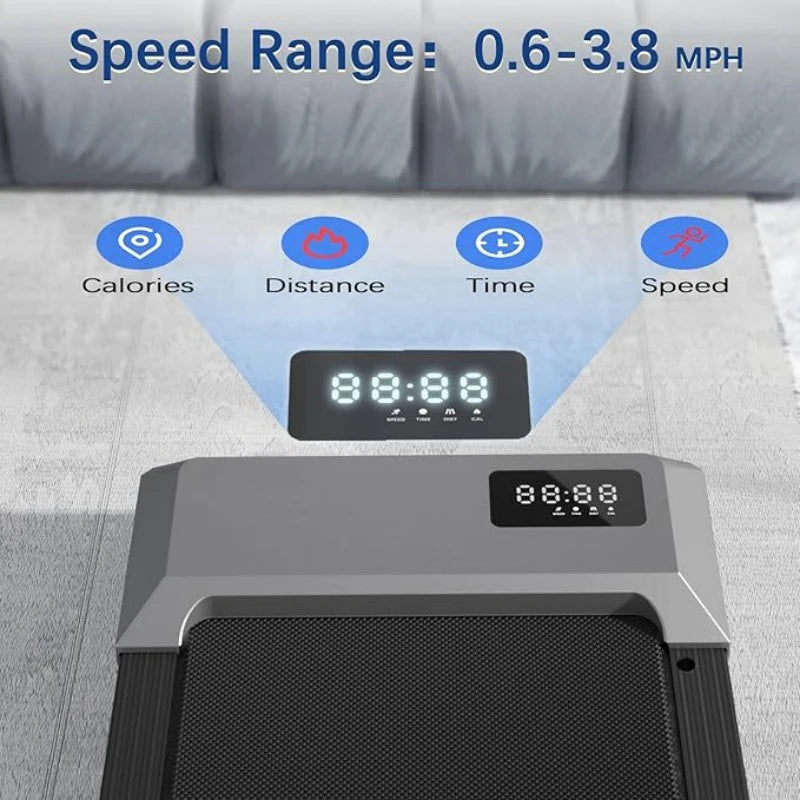 Superun 2.5HP Home Treadmill 2in1 Walking Running Fitness