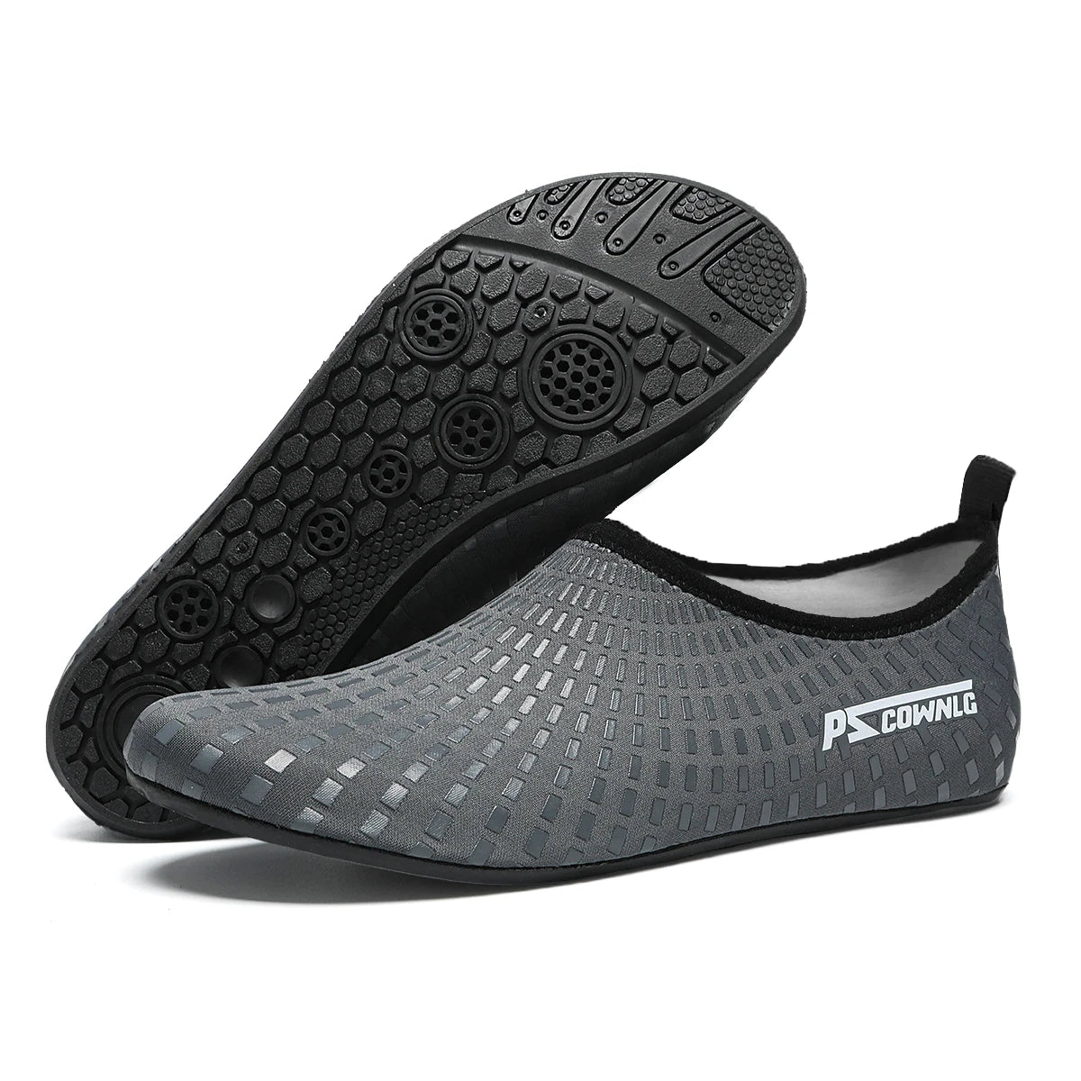 Pscownlg Aqua Diving Shoes For Men Women Beach Water Sports
