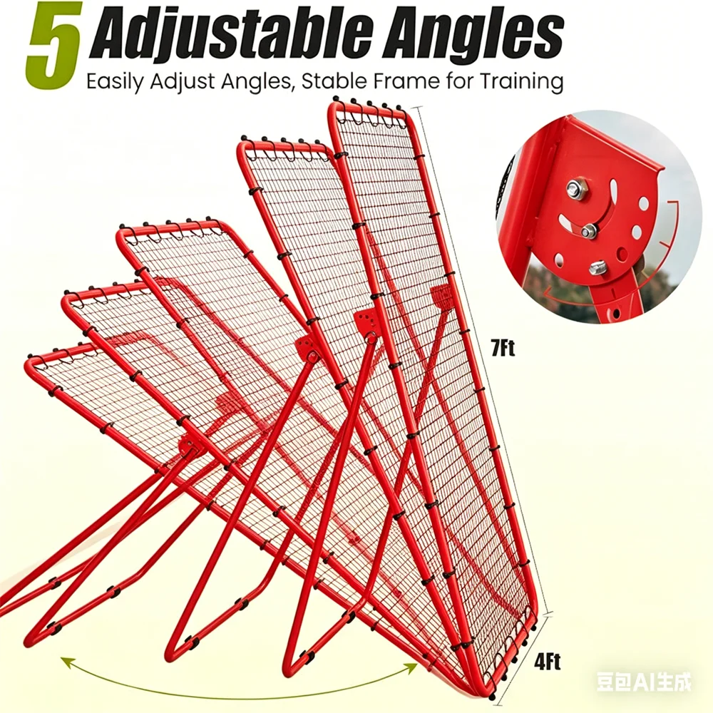 Portable Multi-Sport Rebounder Net For Backyard Practice And Training