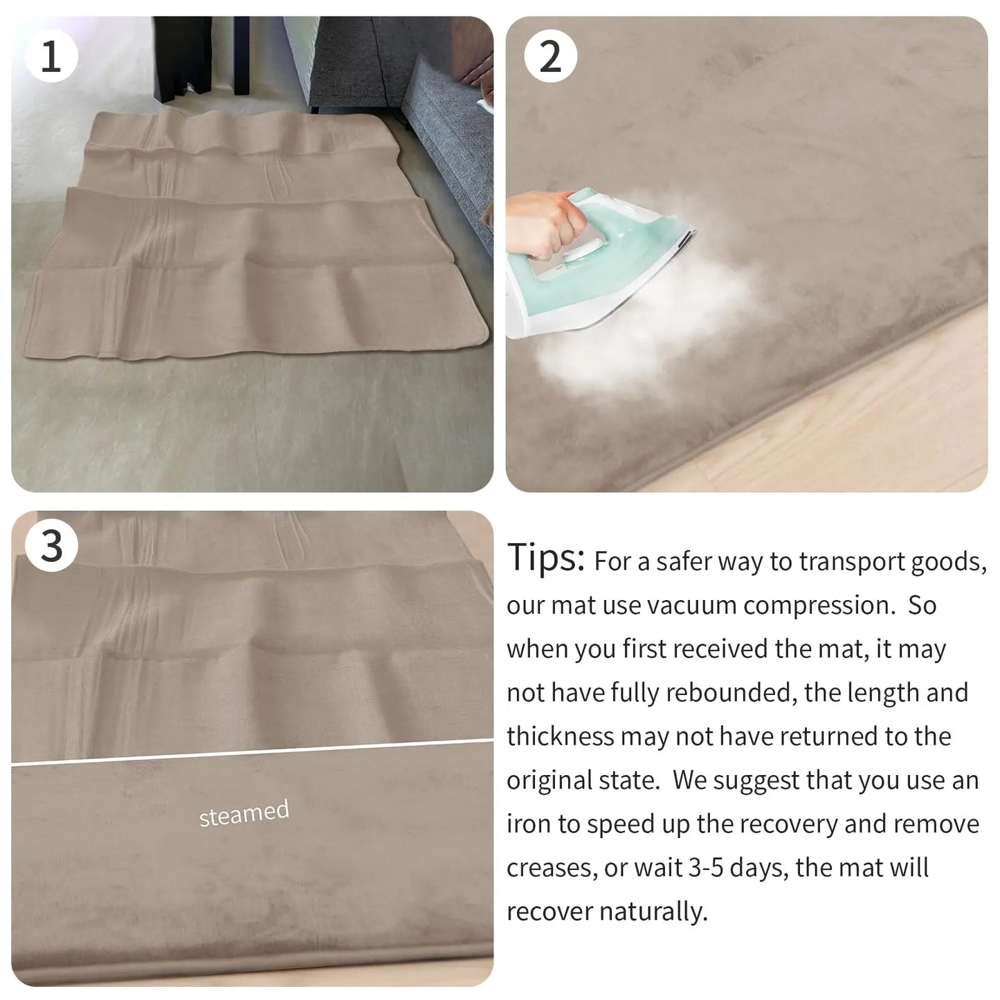 PaPaMat Non Slip Carpet Play Mat For Kids Living Room