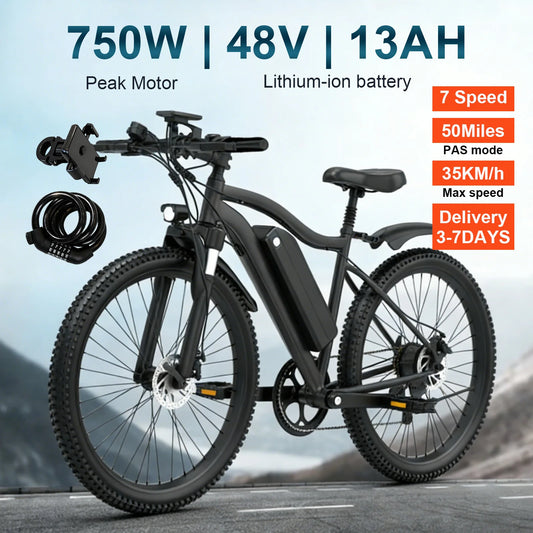 Toofly Electric Mountain Bike 500W With Removable 48V Battery