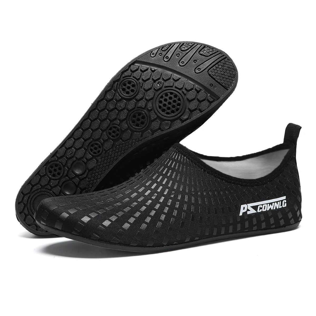 Pscownlg Aqua Diving Shoes For Men Women Beach Water Sports