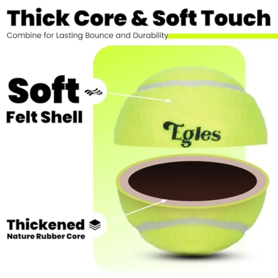 Training Tennis Balls Pack for Dogs with Mesh Bag Included