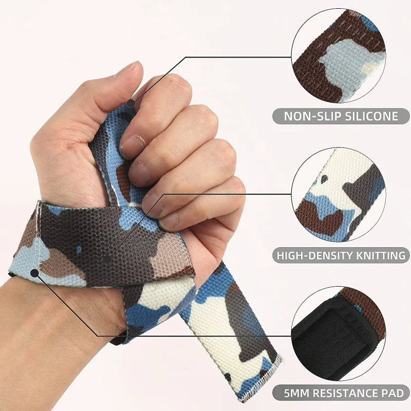 Weightlifting Wrist Straps Adjustable Non Slip Lifting Band
