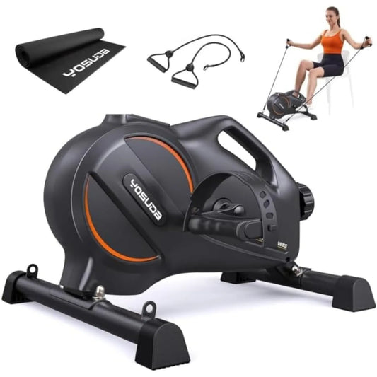 YOSUDA Under Desk Bike Pedal Exerciser Magnetic Mini Exercise Bike