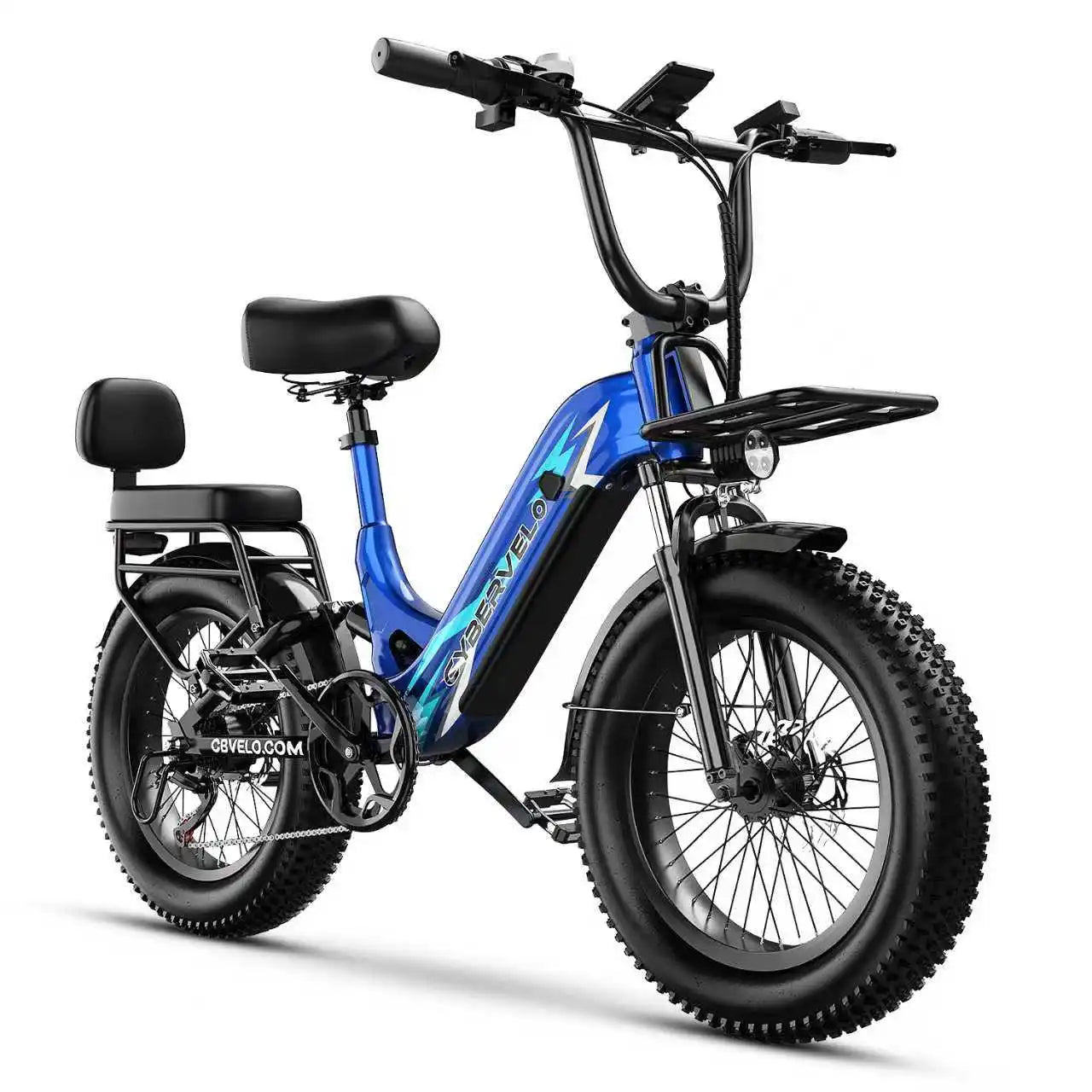 CYBERVELO EK12 1000W Electric Fat Tire E Bike With Removable Battery