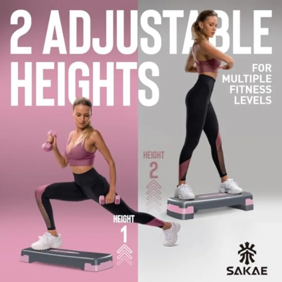 Yao Hui Huang Adjustable Height Aerobic Stepper With Weights