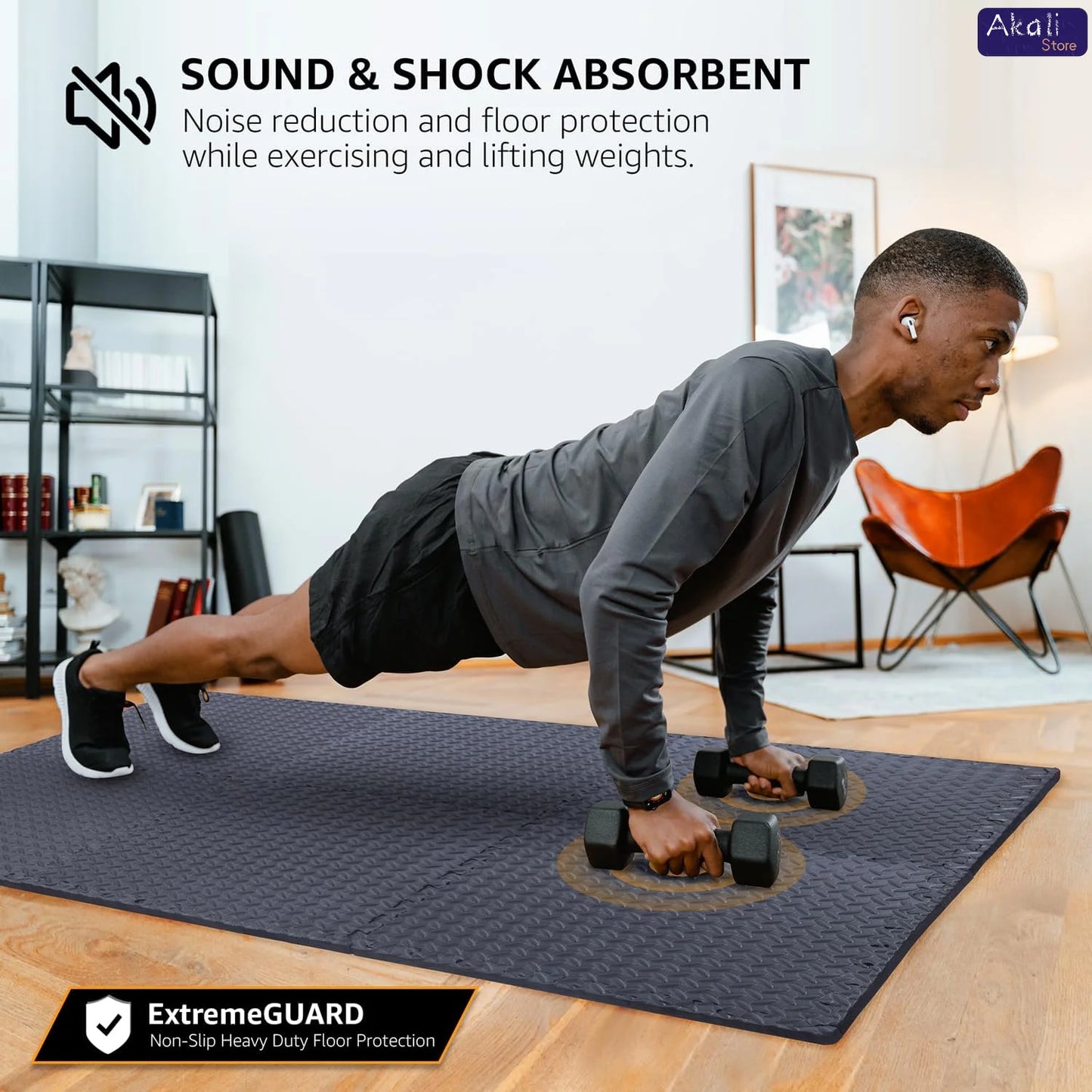 EVA Interlocking Foam Floor Tiles Non Slip Gym Mat