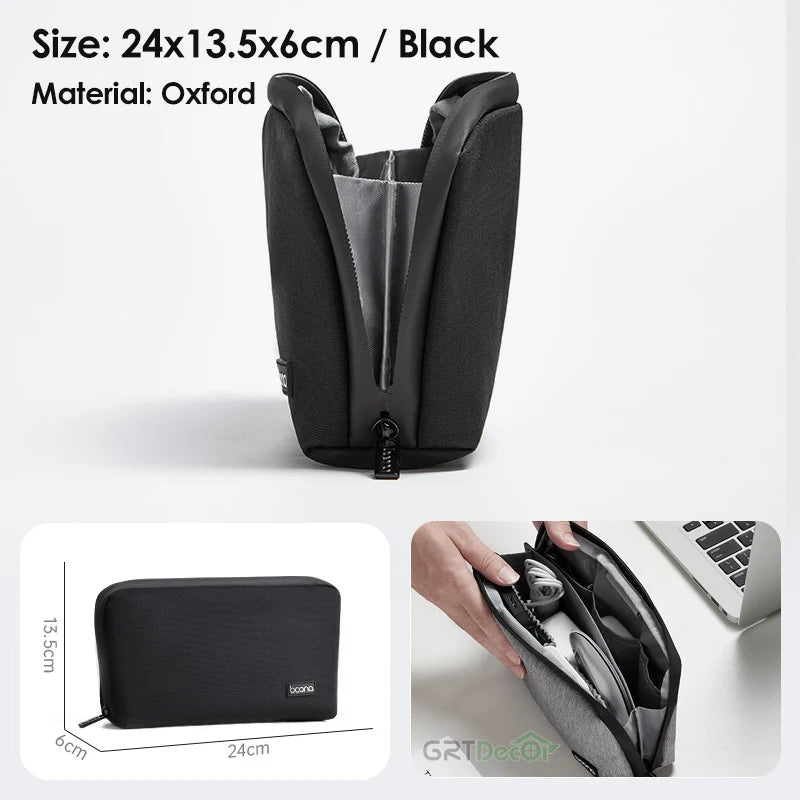 Multifunctional Storage Bag For Electronics Accessories Organizer Travel Pouch