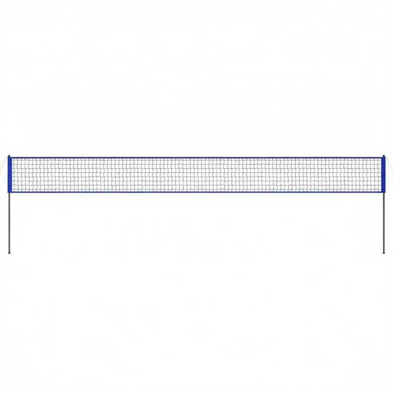 Outdoor Portable Volleyball Net System With Adjustable Poles And Pump